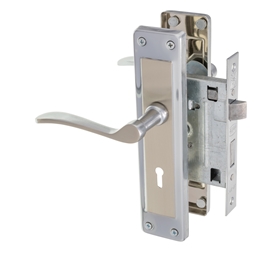 M7A20 - 3 Lever Lockset Wild Star 8" -M7A20_A_L_T